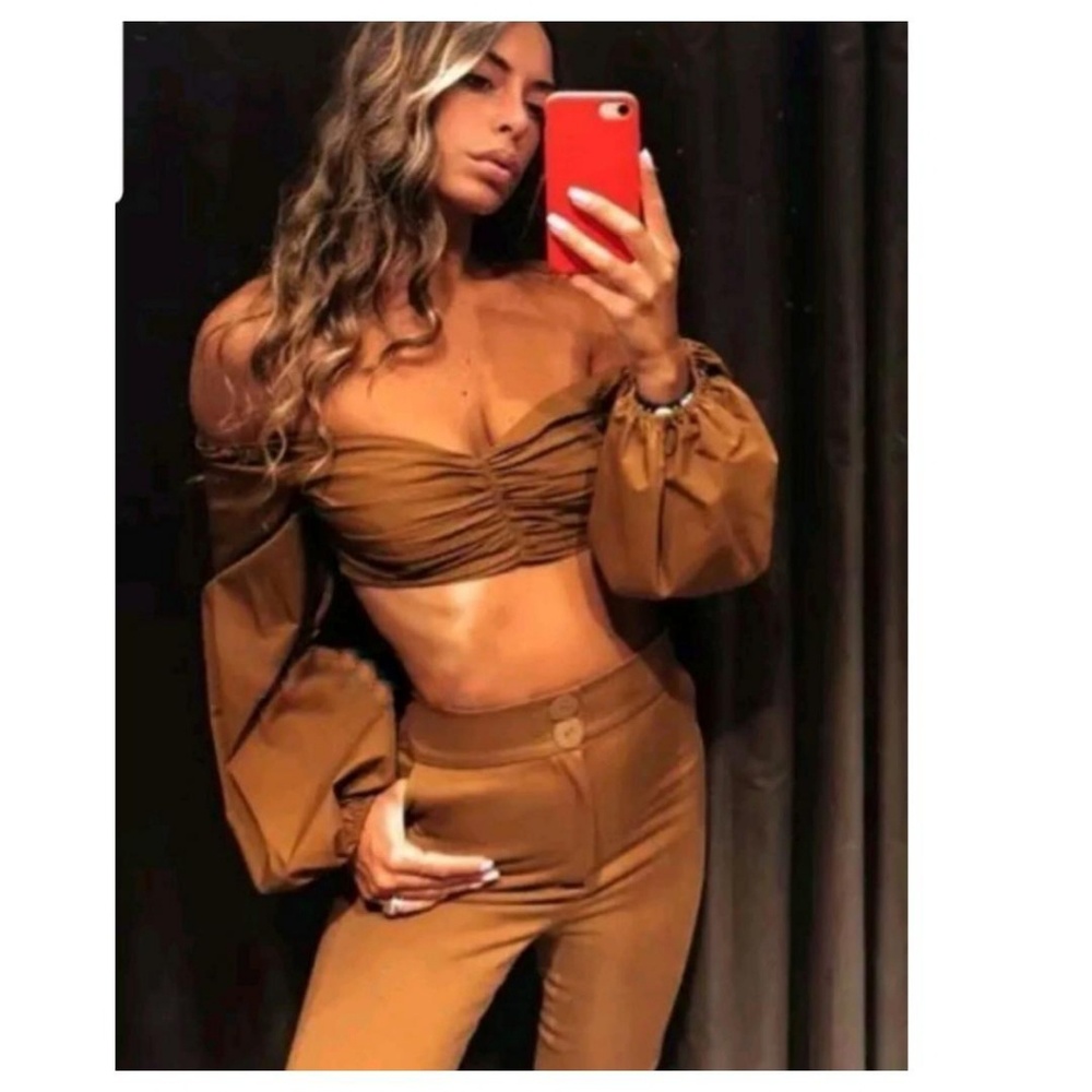 🎈LAST ONE ! Zara Crop top (7764) - Picture 2 of 8